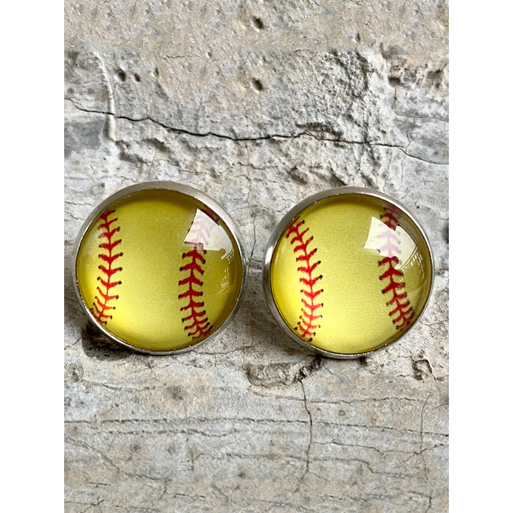 Ball Sports Lover Grass Earrings