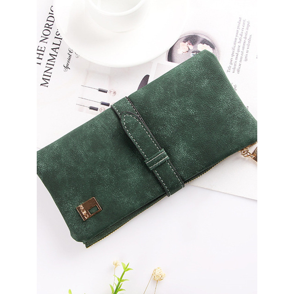 Belted Utility Matte Leather Purse