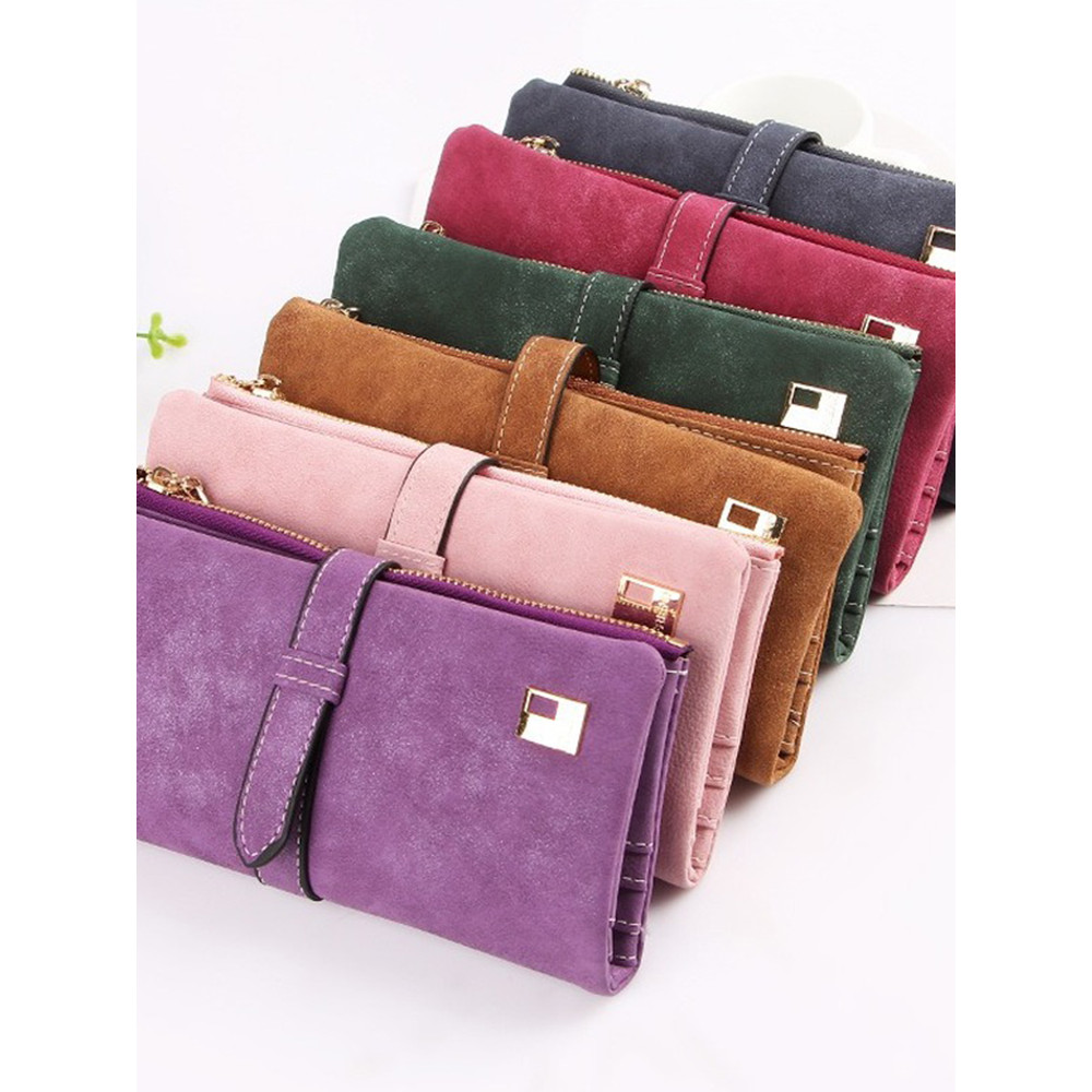 Belted Utility Matte Leather Purse