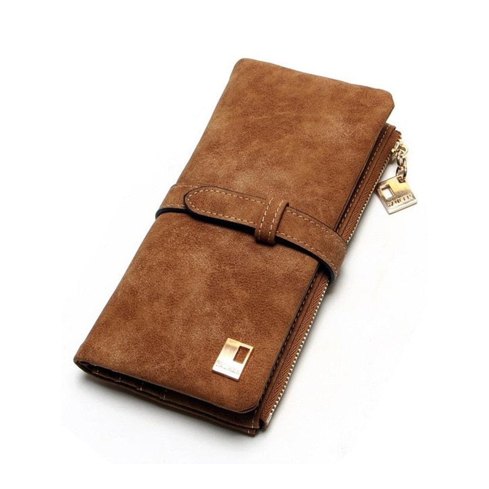 Belted Utility Matte Leather Purse