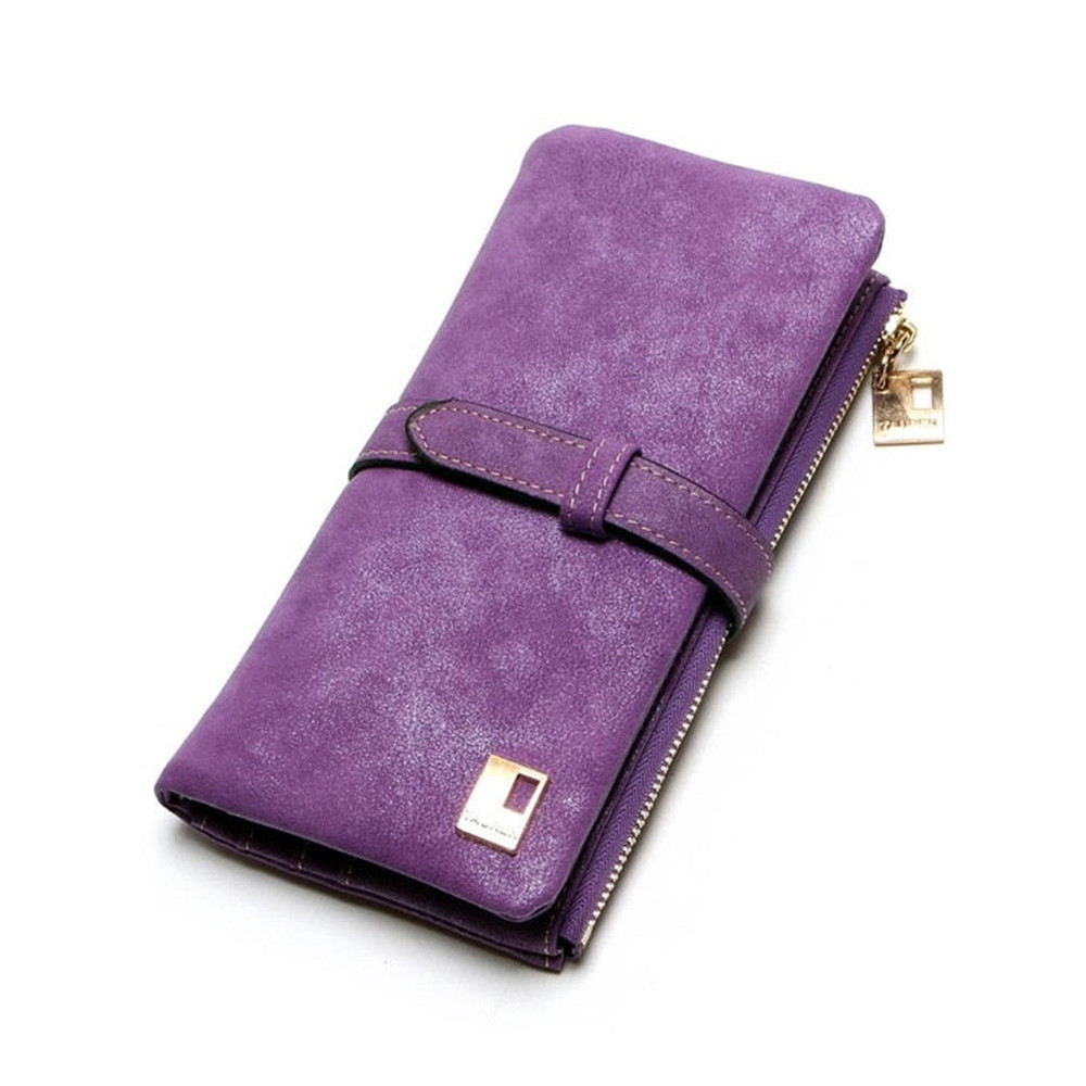 Belted Utility Matte Leather Purse