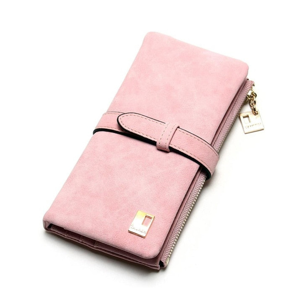 Belted Utility Matte Leather Purse
