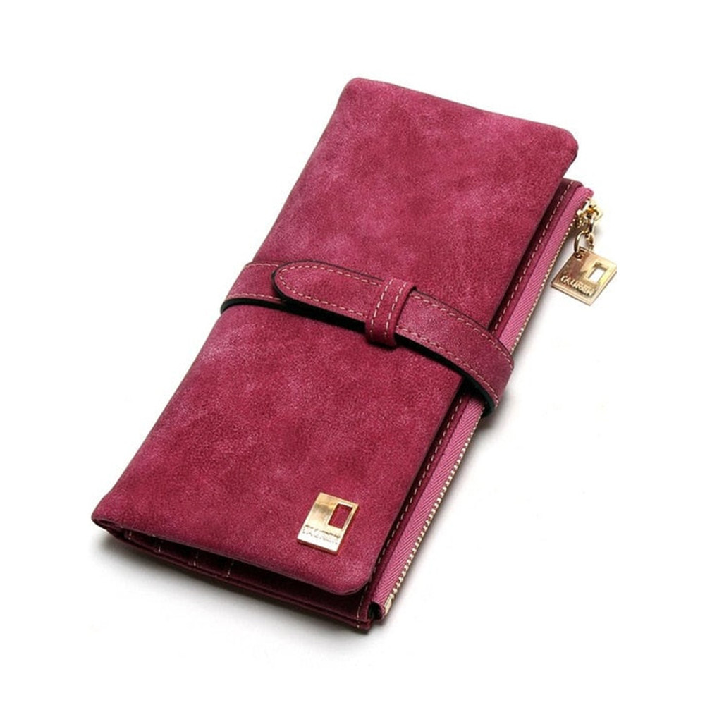 Belted Utility Matte Leather Purse