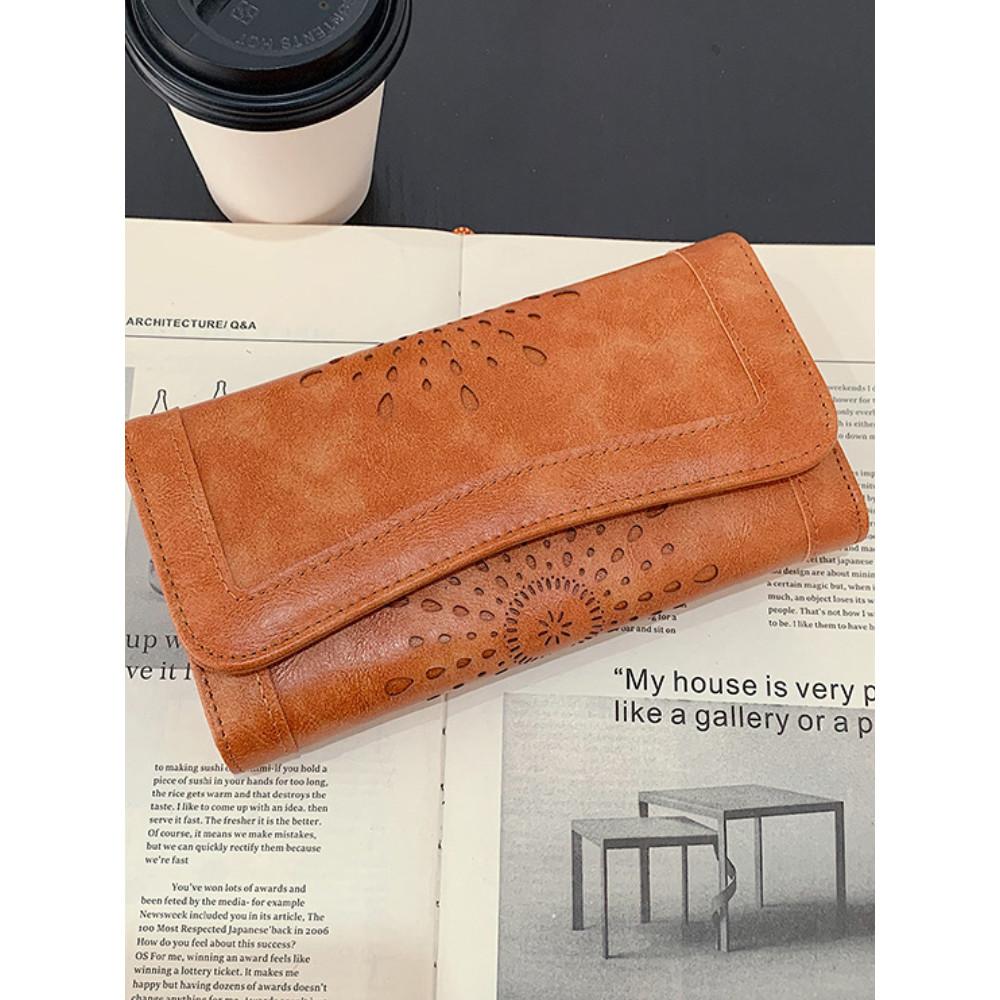 Boho Hollow Carving Utility Purse