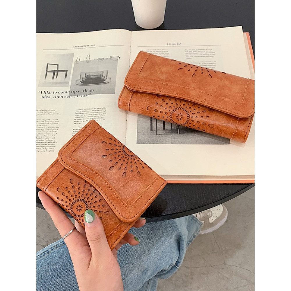 Boho Hollow Carving Utility Purse