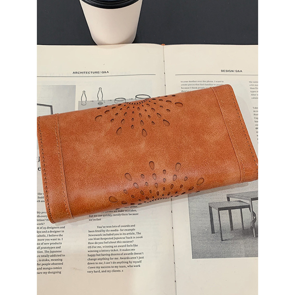 Boho Hollow Carving Utility Purse