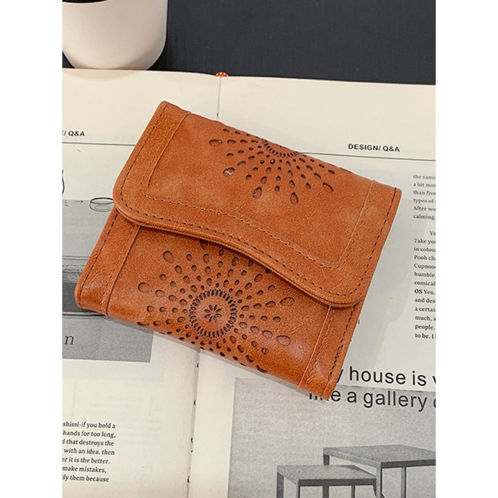 Boho Hollow Carving Utility Purse