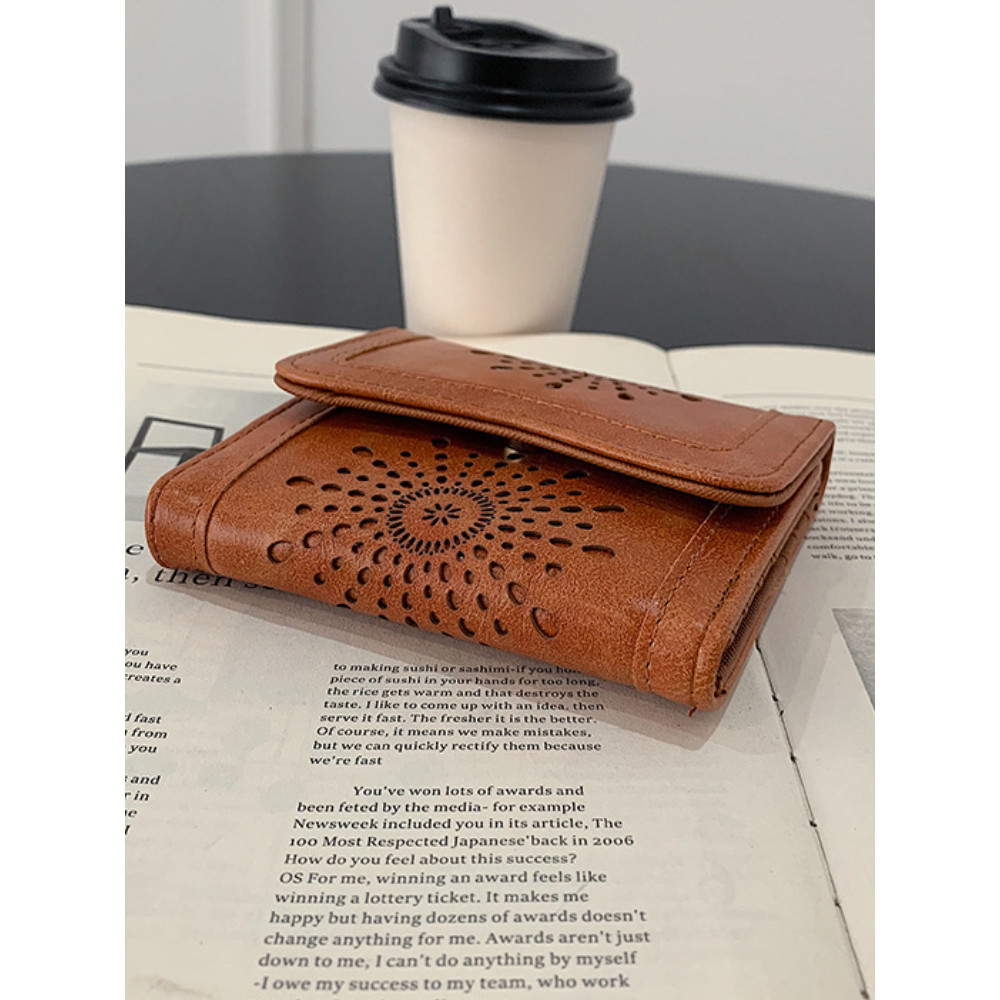 Boho Hollow Carving Utility Purse