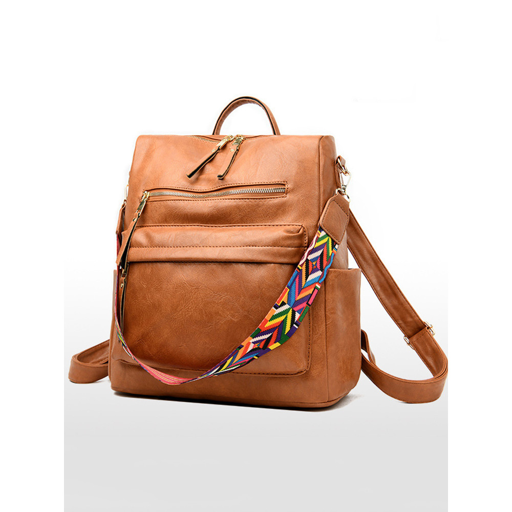 Boho Strap Utility Big Backpack