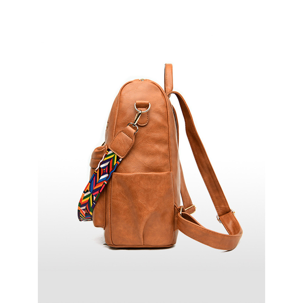 Boho Strap Utility Big Backpack