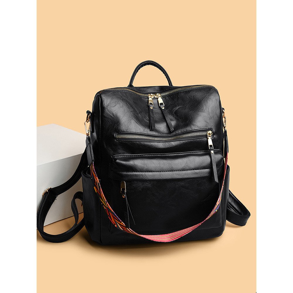 Boho Strap Utility Big Backpack