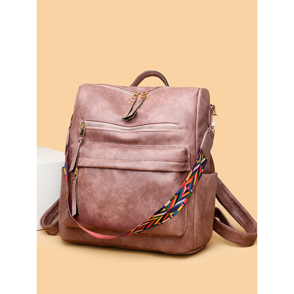 Boho Strap Utility Big Backpack