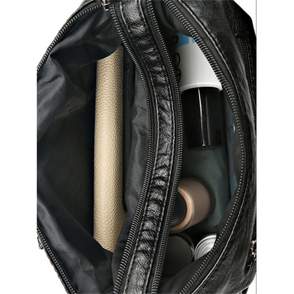 Braid Details Multi Compartment Crossbody Bag