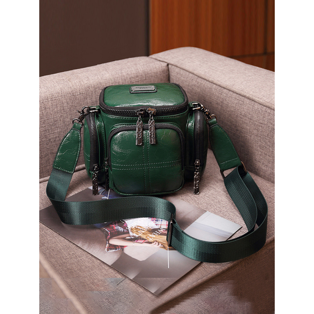Camera Cylindrical Shoulder Large Capacity Crossbody Bag
