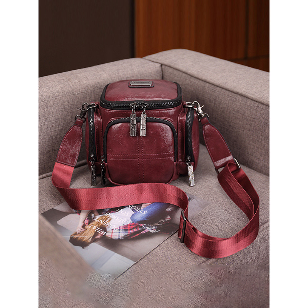 Camera Cylindrical Shoulder Large Capacity Crossbody Bag