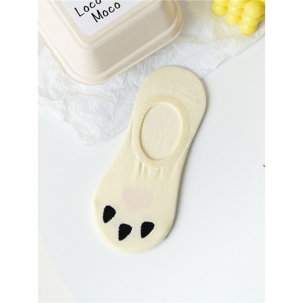 Cat Claw Printed Short Socks