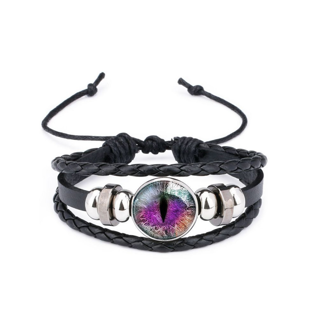 Cat Eye Inspired Woven Bracelet