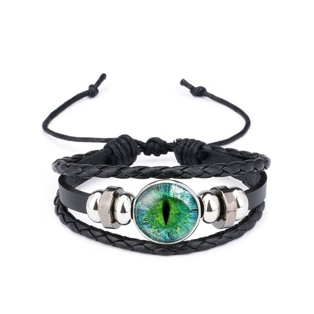 Cat Eye Inspired Woven Bracelet