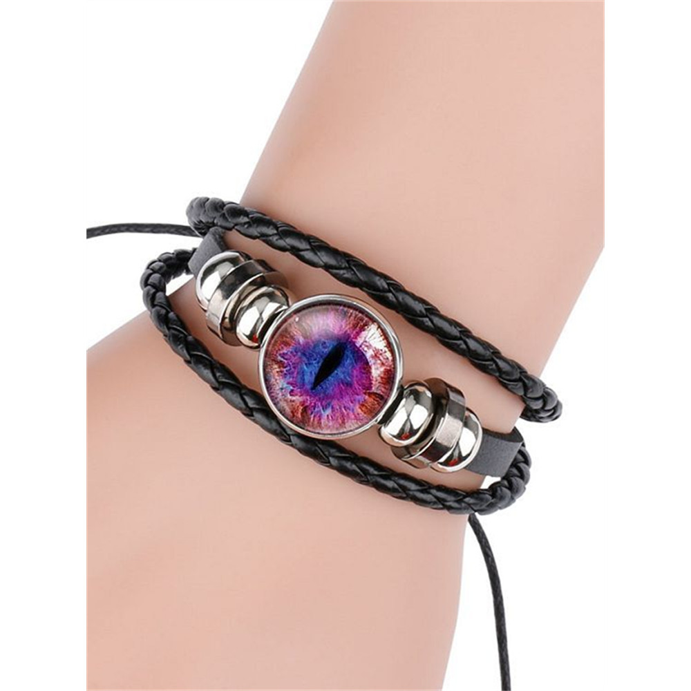 Cat Eye Inspired Woven Bracelet