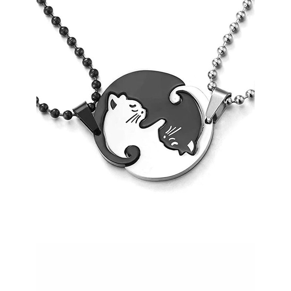 Cat Lover Titanium Steel Necklace