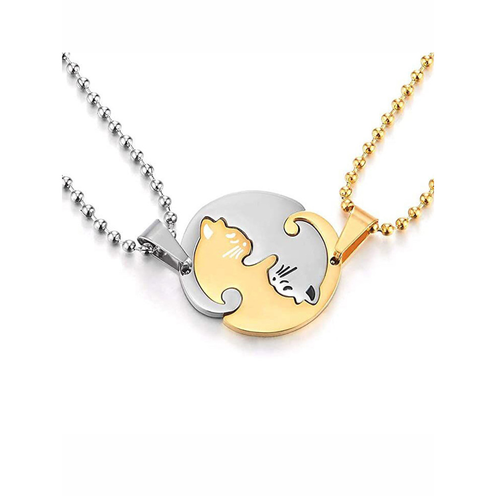 Cat Lover Titanium Steel Necklace