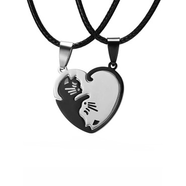 Cat Lover Titanium Steel Necklace