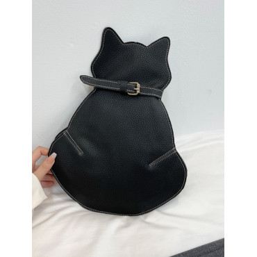 Cat Shaped Vintage Shoulder Bag
