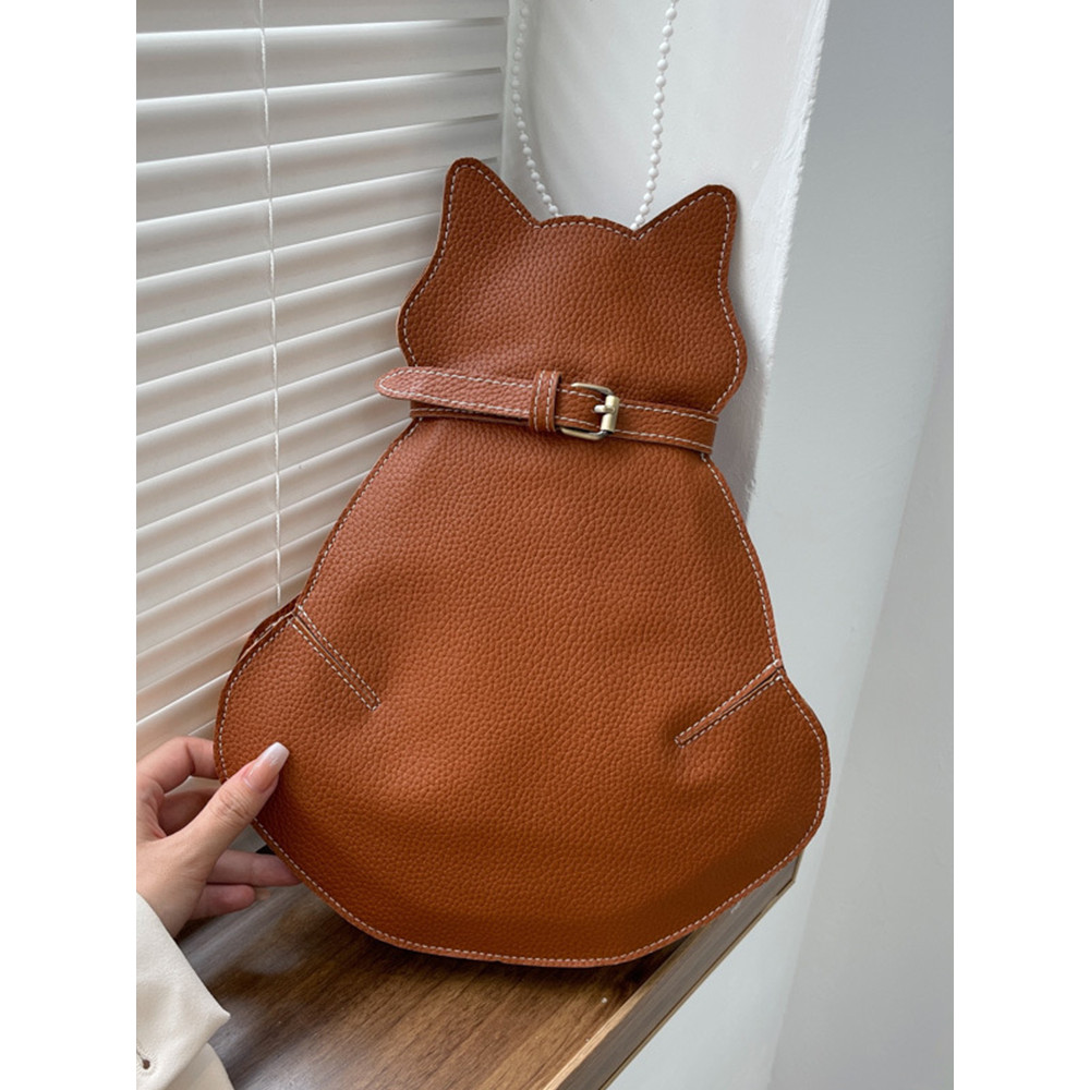 Cat Shaped Vintage Shoulder Bag