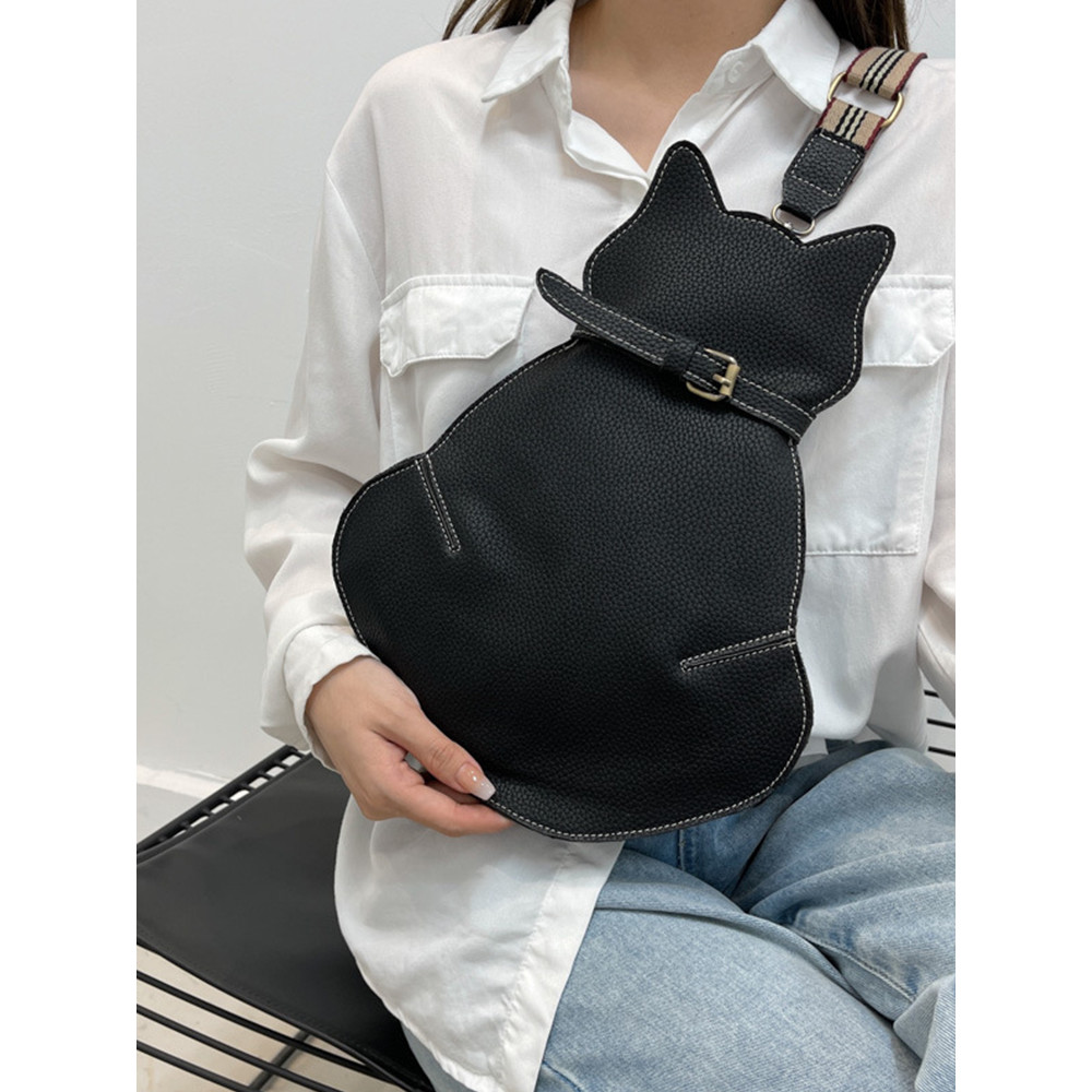 Cat Shaped Vintage Shoulder Bag