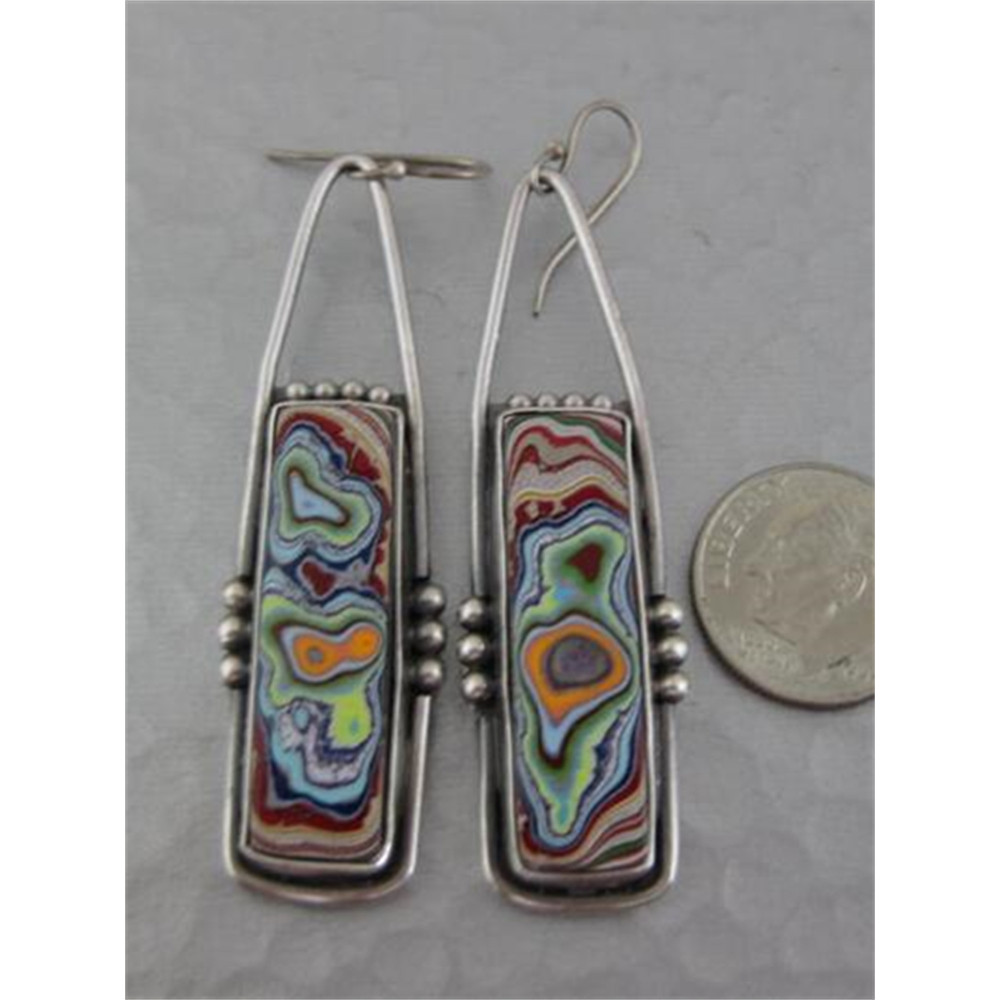 Colorful Natural Stone Inspired Earrings