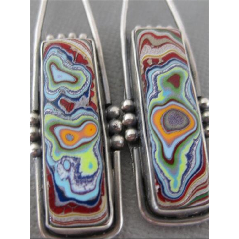 Colorful Natural Stone Inspired Earrings