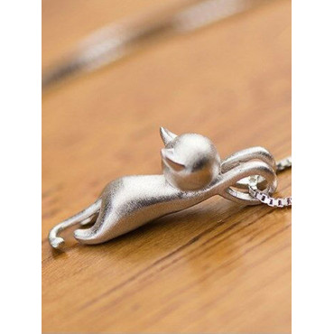 Cute Kitten Pendant Necklace