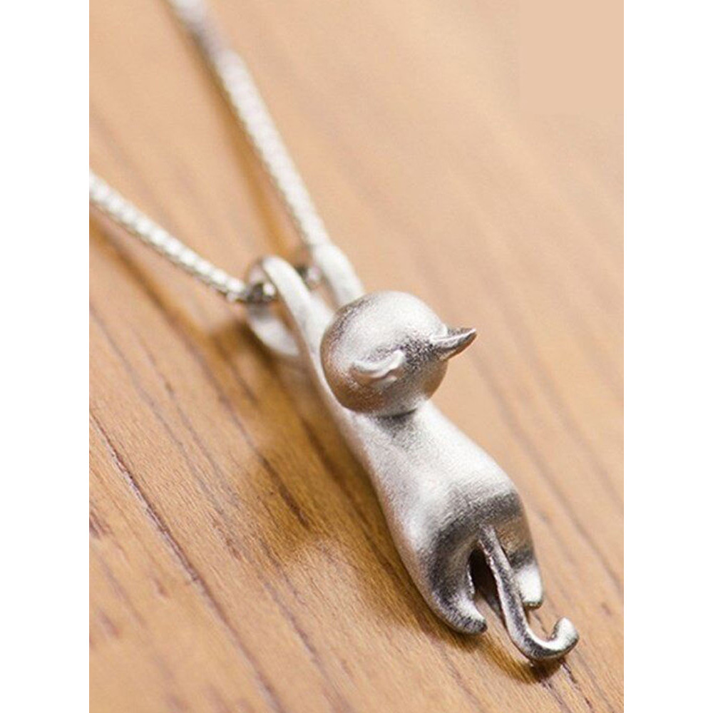 Cute Kitten Pendant Necklace