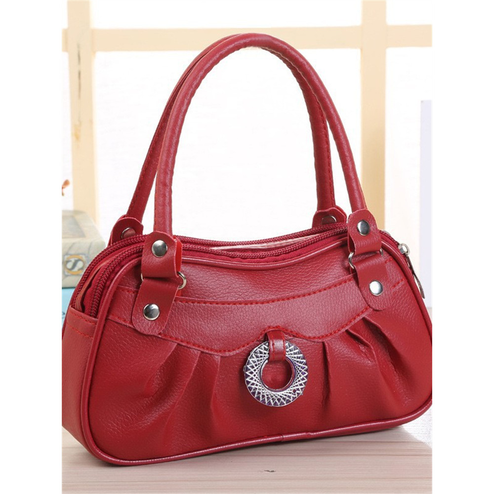 Cute Pinched Ring Pendant Portable Handbag