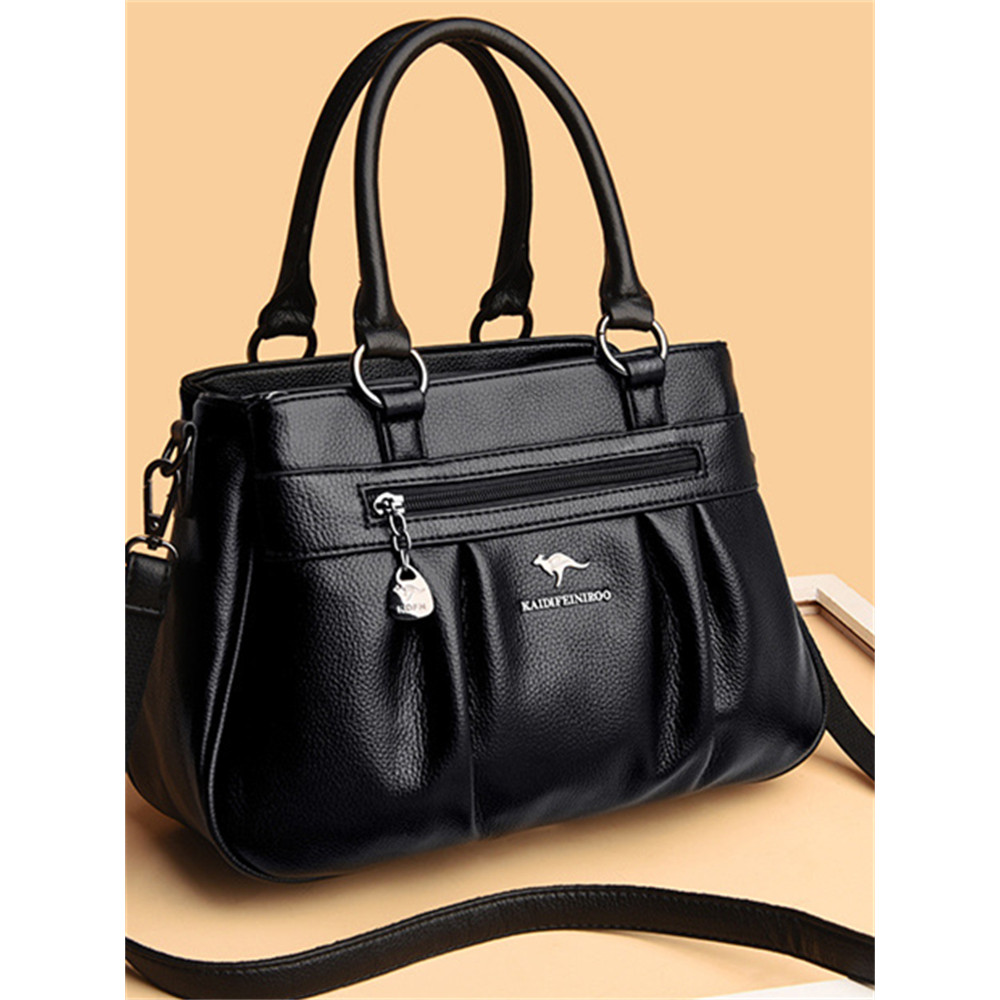 Cute Pinched Utility Handbag Crossbody Bag