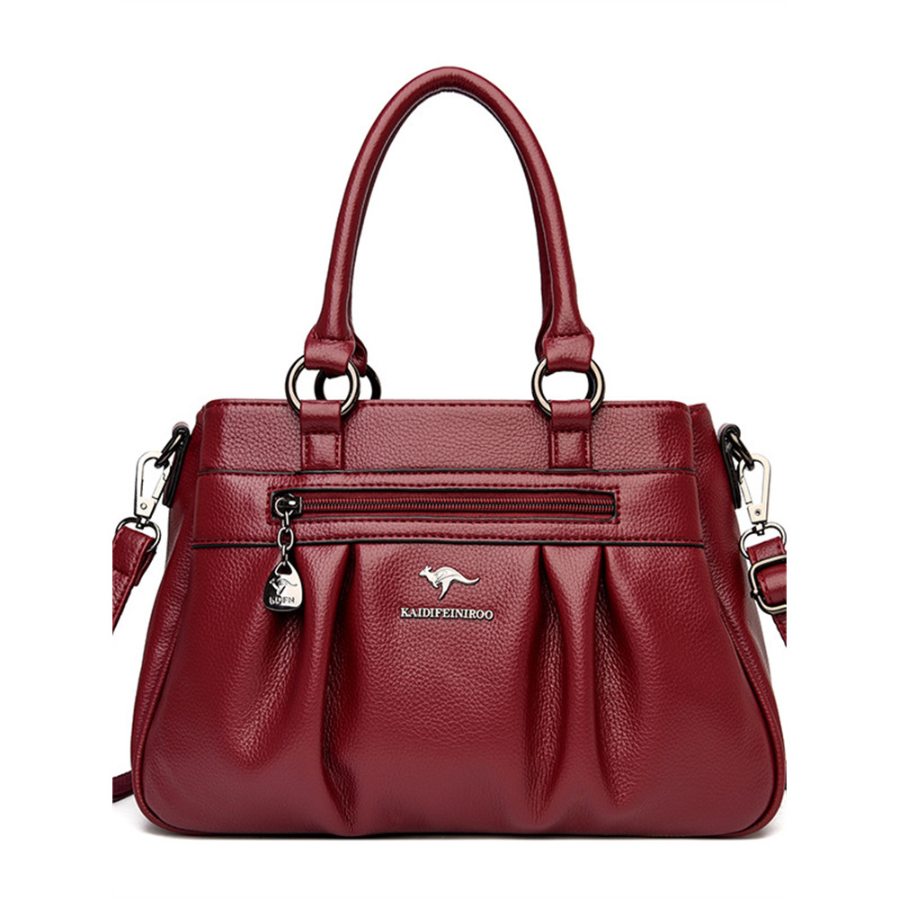 Cute Pinched Utility Handbag Crossbody Bag