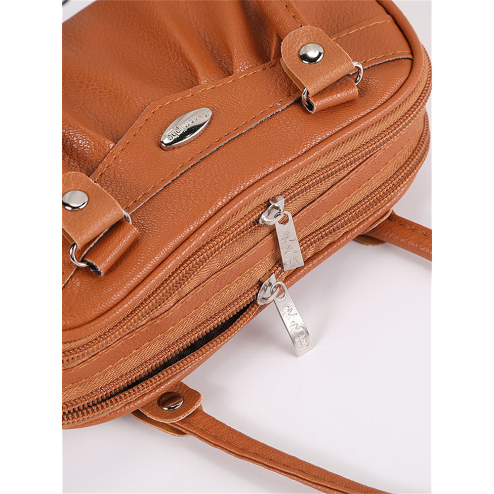 Cute Pleated Utility Portable Handbag