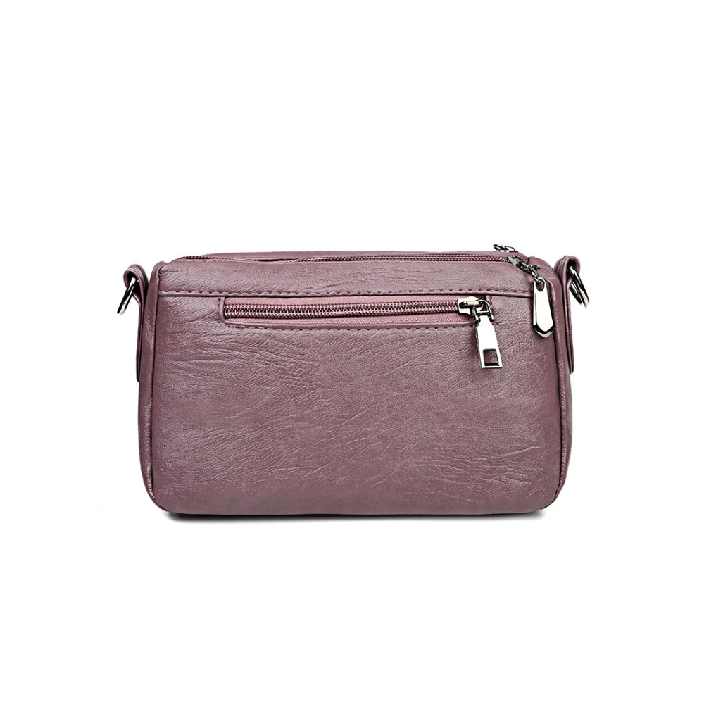 Diamond Pattern Seam Crossbody Bag