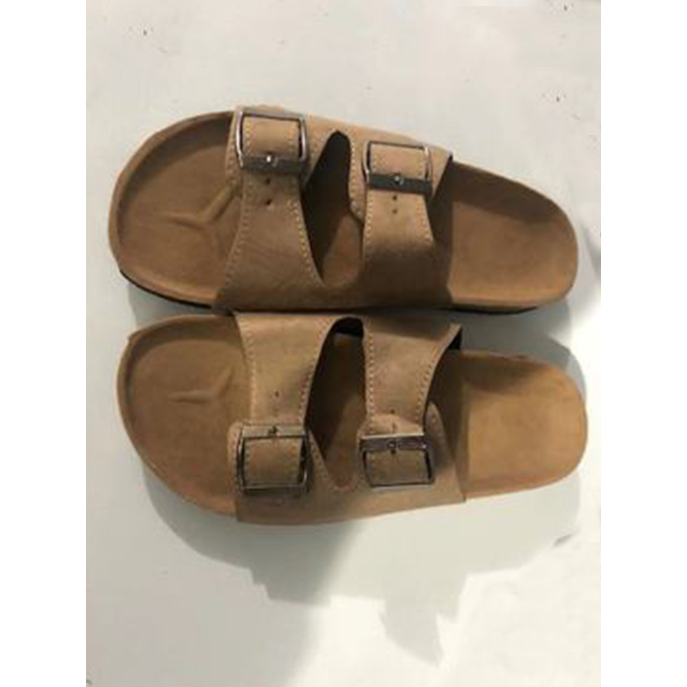 Double Breasted Flat Loose Casual Sandals