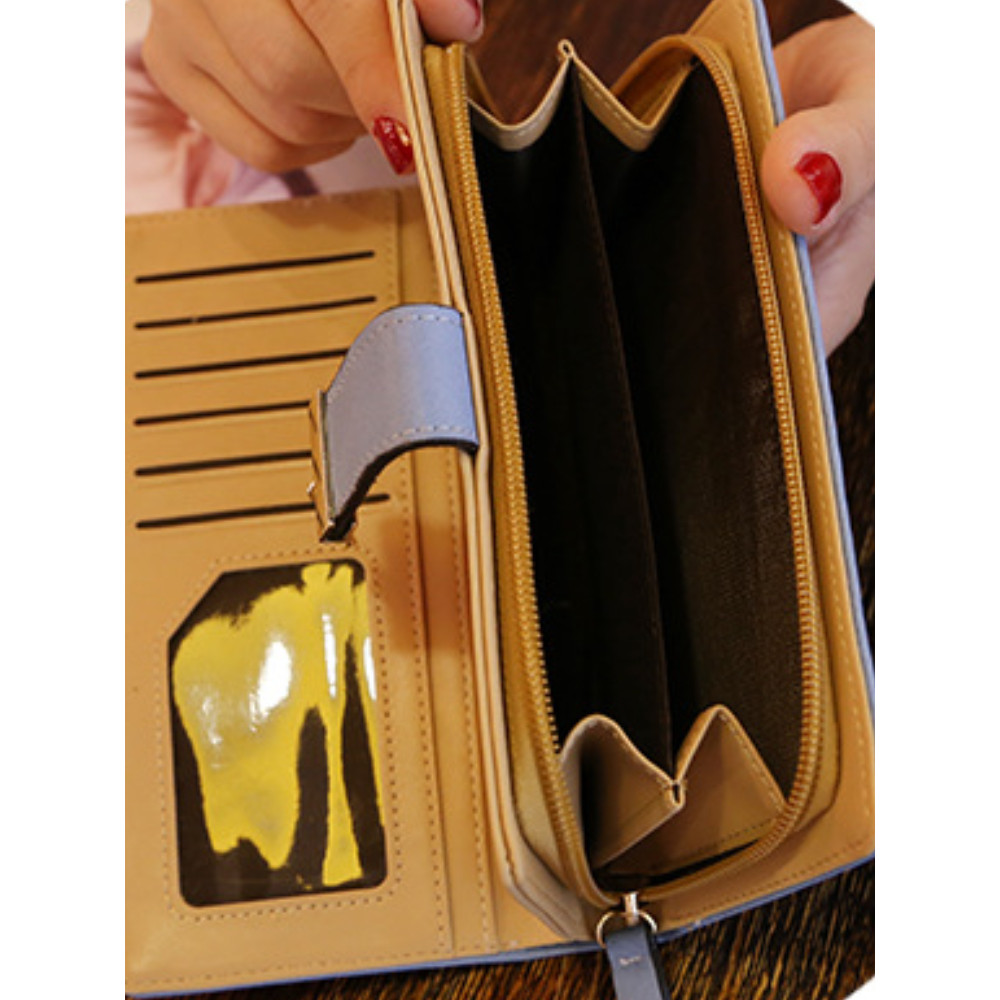 Elegant Leaves Carved Utility Purse