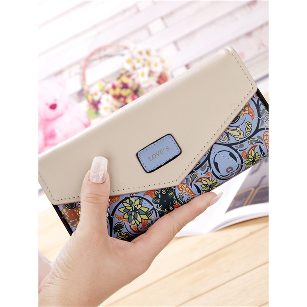 Elegant Paisley Floral Utility Envelope Purse