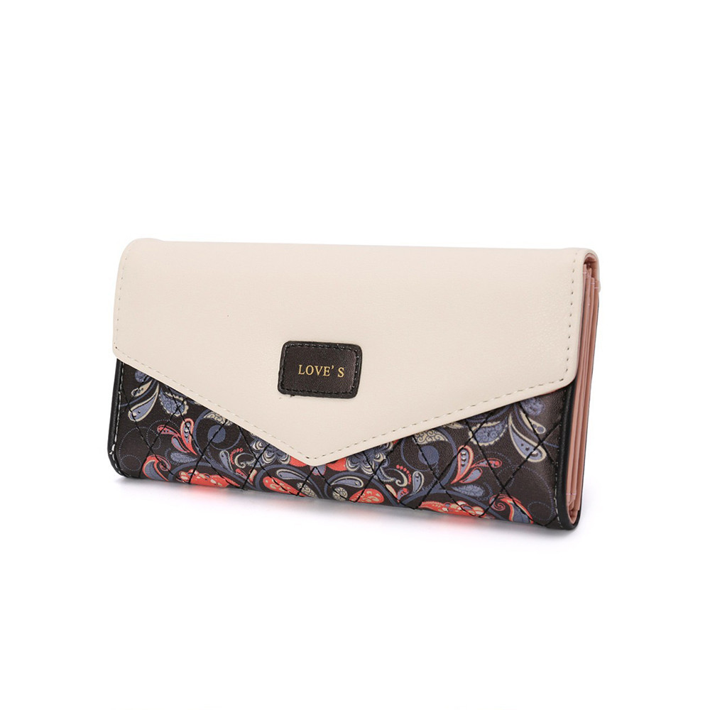 Elegant Paisley Floral Utility Envelope Purse