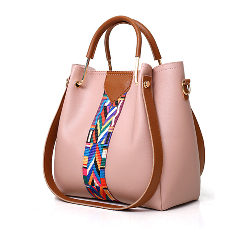 Ethnic Geometric Patch Utility Bags Set
