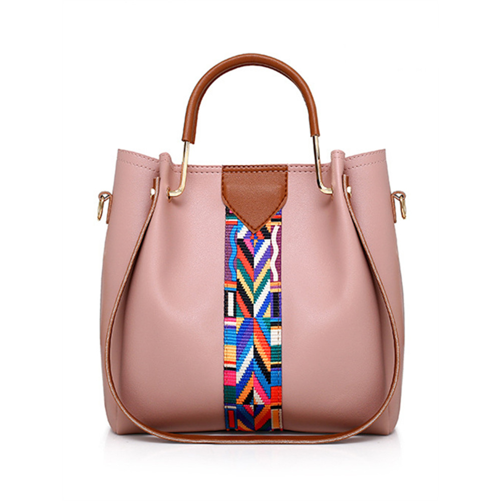 Ethnic Geometric Patch Utility Bags Set