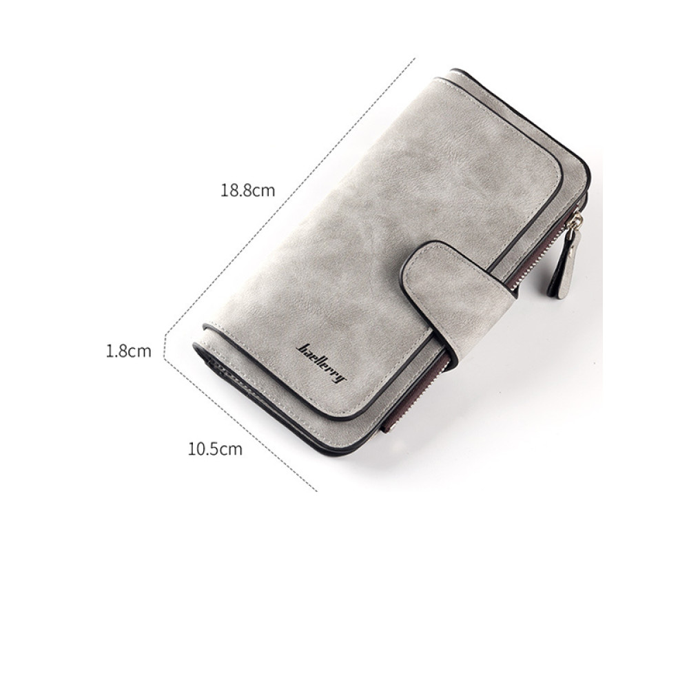 Fashion Leather Card Holder Classic Zipper Wallet