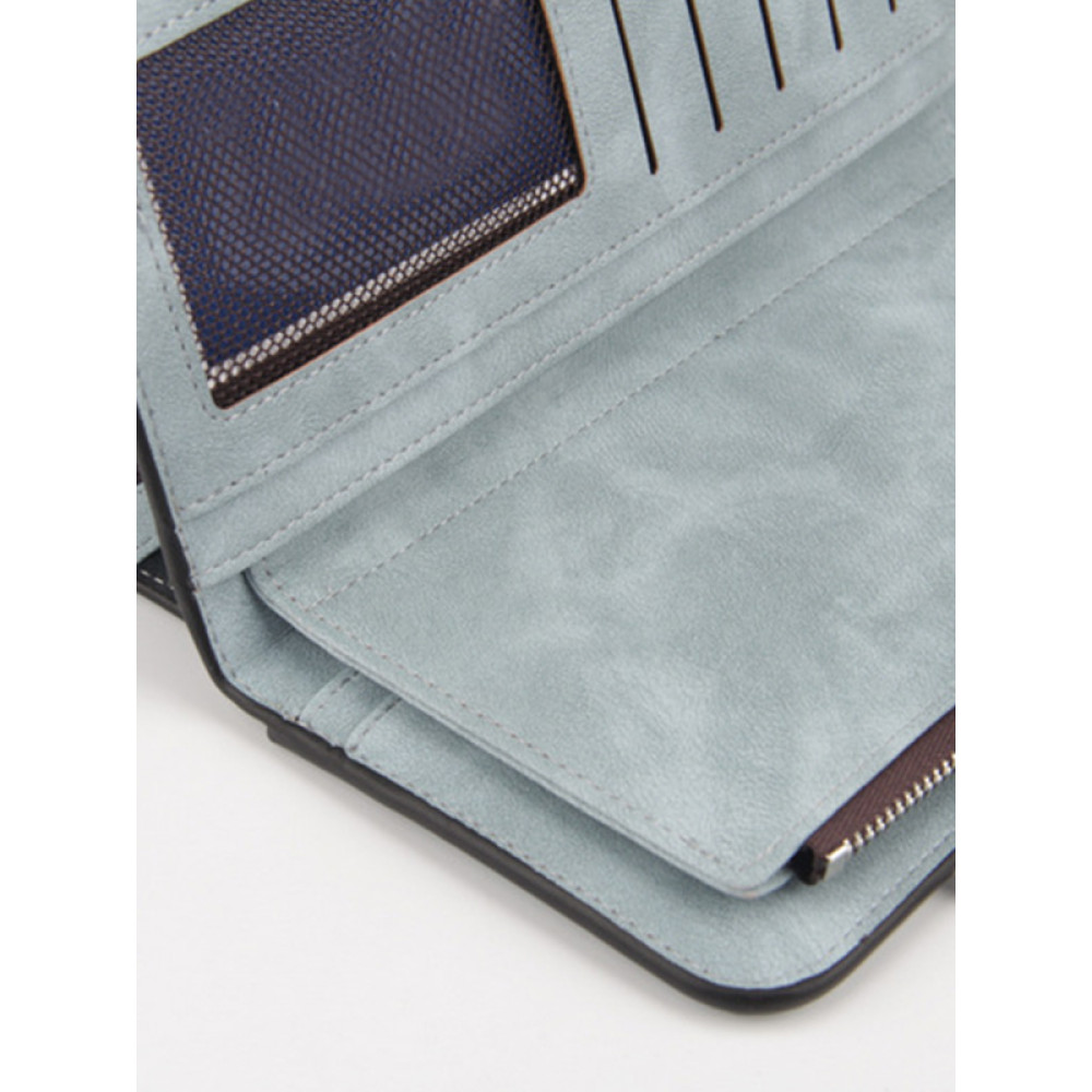 Fashion Leather Card Holder Classic Zipper Wallet