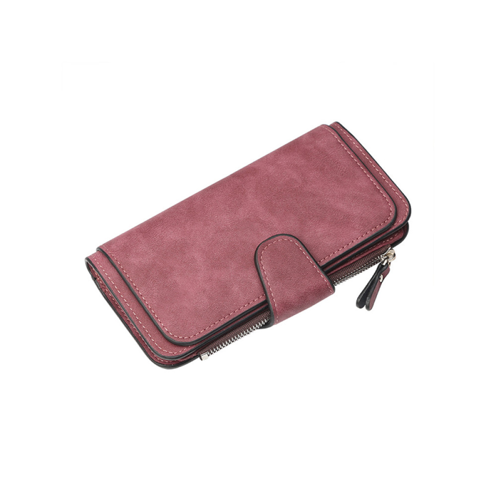 Fashion Leather Card Holder Classic Zipper Wallet