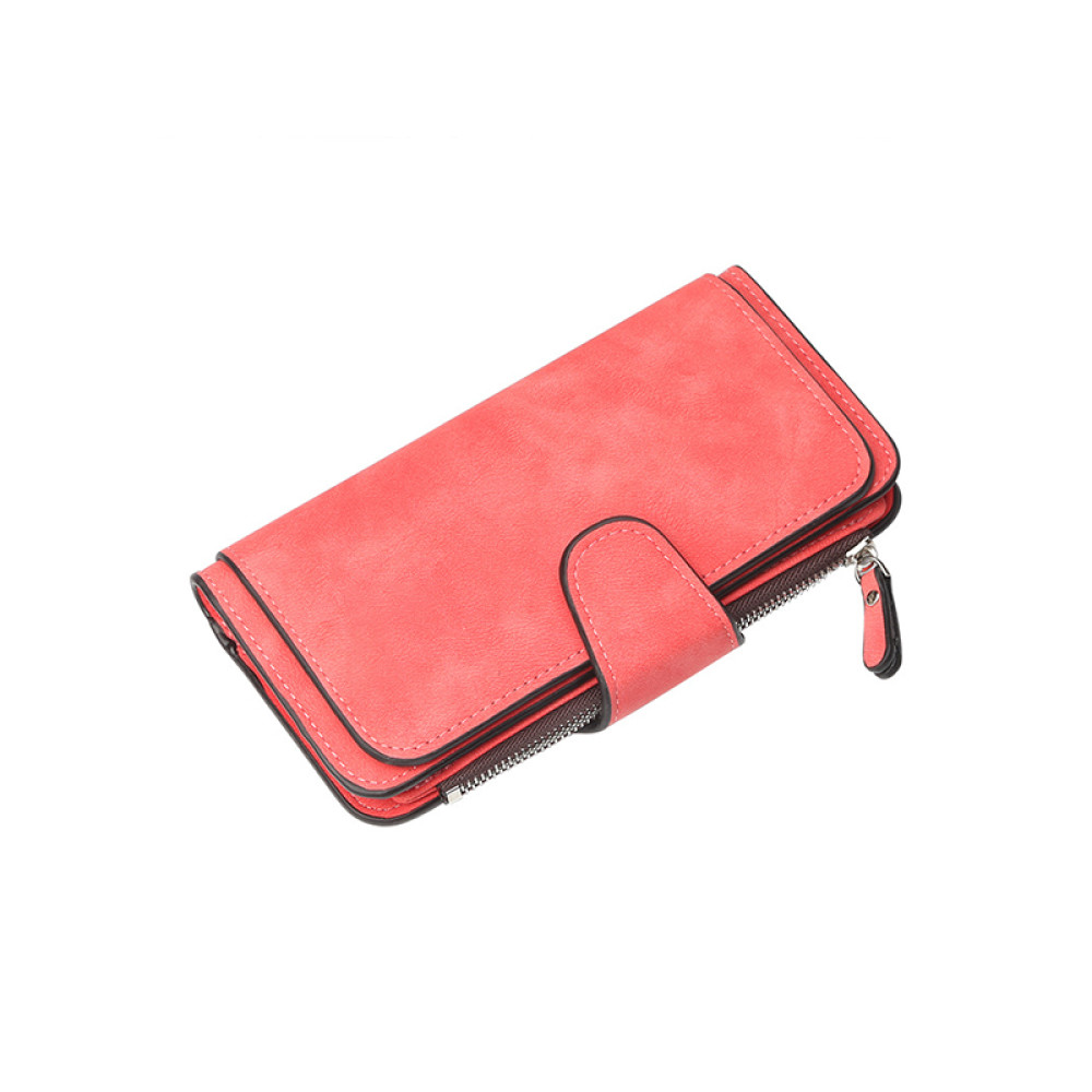 Fashion Leather Card Holder Classic Zipper Wallet
