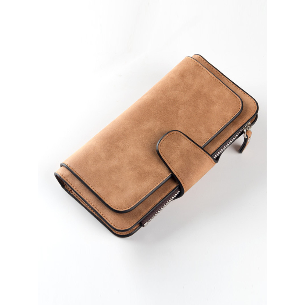 Fashion Leather Card Holder Classic Zipper Wallet