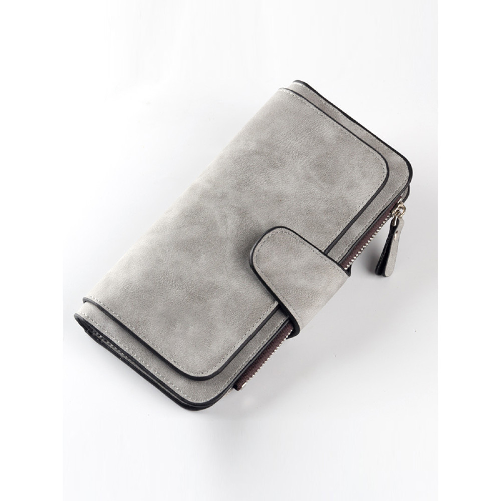 Fashion Leather Card Holder Classic Zipper Wallet